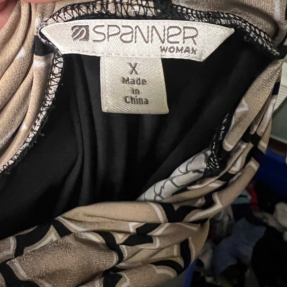 Vintage Spanner Abstract Art Long Sleeve Top - Size X - Picture 7 of 8